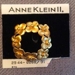 Anne Klein floral Brooch